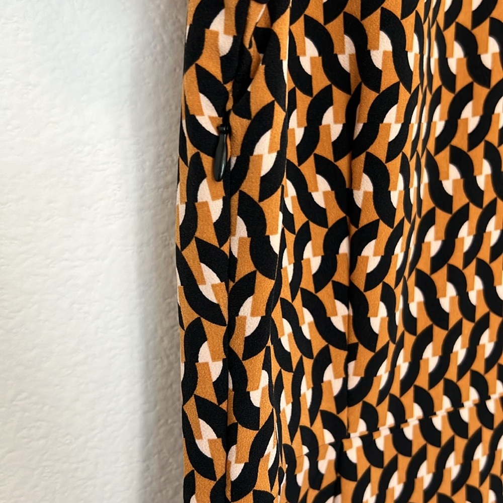 NWT Who What Wear Geometric Print Puff Sleeve Dress - Picture 8 of 16